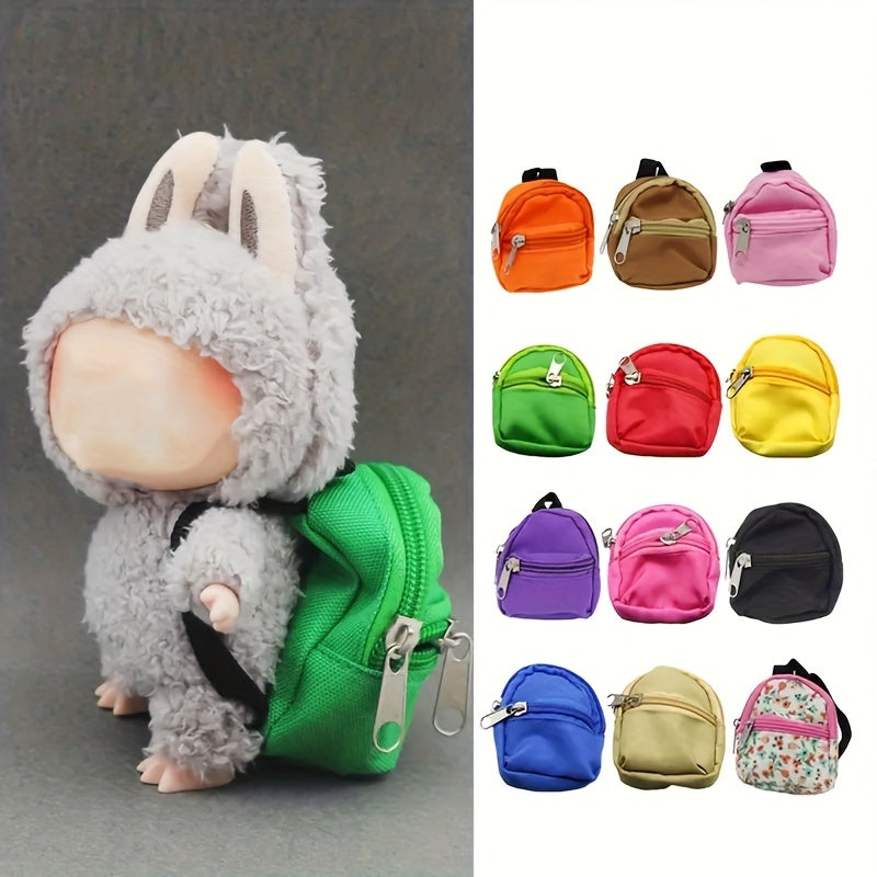 for LABUBU 30cm Doll 1/6 BJD Doll Mini Bag Backpack Mini Doll Bag Doll House Decoration Toy Accessories for Gifts Halloween, Christmas Gift