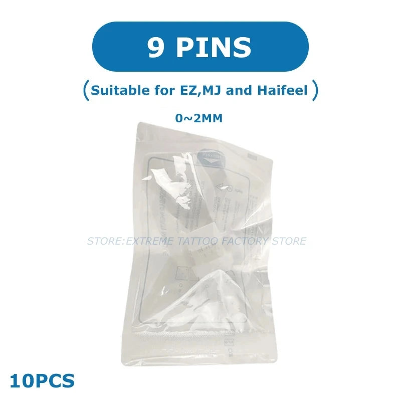 10pcs High Quality Sterility Tips Negative Pressure Filter Tube 5/9 Pins Needle For EZ Gun Replacement Skin Care Device Parts