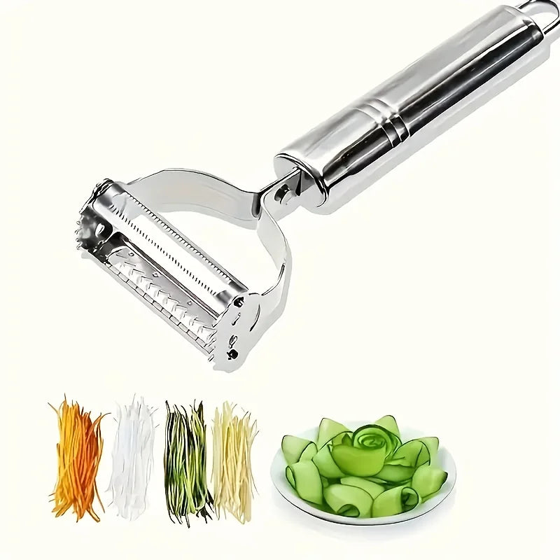 3-1Pcs Multifunction Grater Julienne Peeler Stainless Steel Silcer Household Fruit Vegetable Chopper Kitchen Silk Cutting Tools