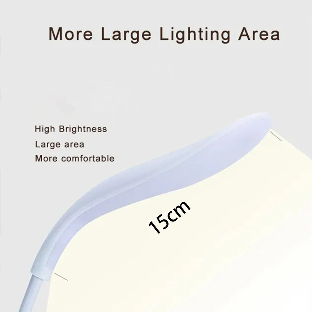 LED Reading Desk Lamp Portable Desk Lamp USB Charging Table Light Touch Dimming Learn Eye Protection Light Room Office Lighting