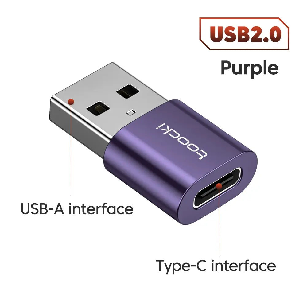 Toocki OTG USB 3.0 To Type C Adapter Micro To Type C Male To USB 2.0 Female Converter for Macbook Xiaomi Samsung OTG Connector