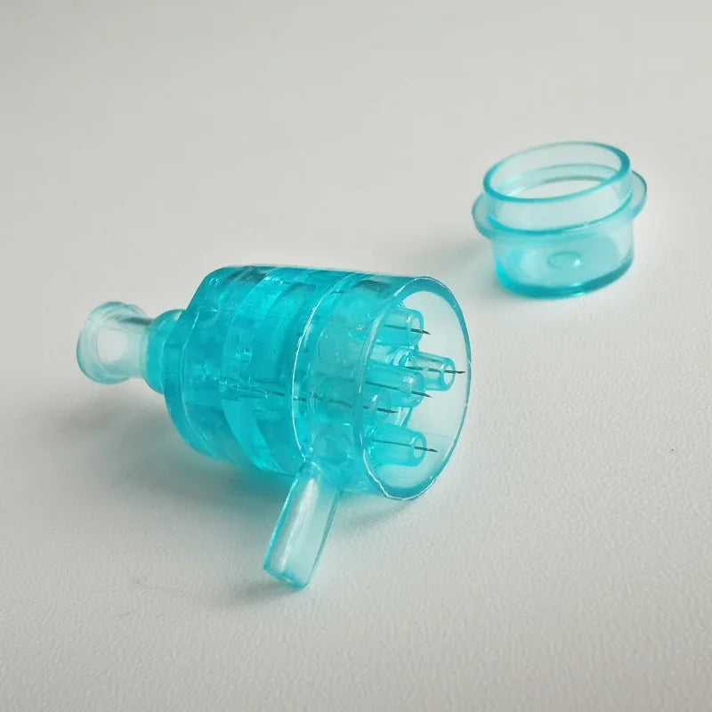 MesoGun Syringe Tubes Consumable EZ Cartridge Adjustable Screw Negative Pressure Needle  5/9 pins