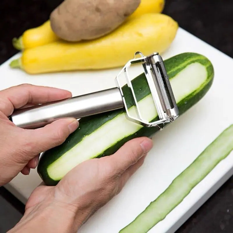 3-1Pcs Multifunction Grater Julienne Peeler Stainless Steel Silcer Household Fruit Vegetable Chopper Kitchen Silk Cutting Tools