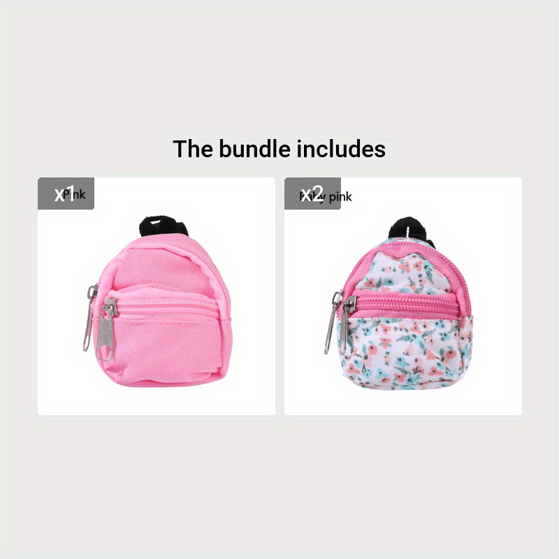 for LABUBU 30cm Doll 1/6 BJD Doll Mini Bag Backpack Mini Doll Bag Doll House Decoration Toy Accessories for Gifts Halloween, Christmas Gift