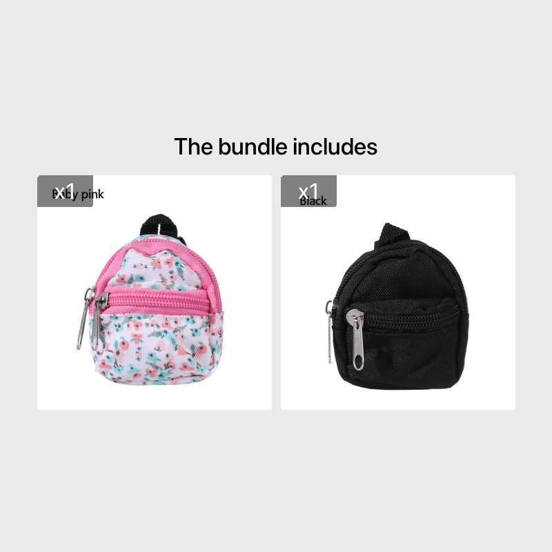 for LABUBU 30cm Doll 1/6 BJD Doll Mini Bag Backpack Mini Doll Bag Doll House Decoration Toy Accessories for Gifts Halloween, Christmas Gift